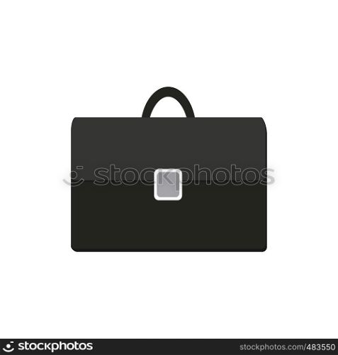 Briefcase flat icon isolated on white background. Briefcase flat icon