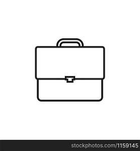 Briefcase icon design template vector isolated illustration. Briefcase icon design template vector isolated