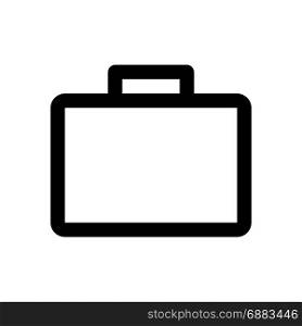 briefcase, icon on isolated background