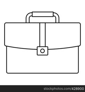 Briefcase icon. Outline illustration of briefcase vector icon for web. Briefcase icon, outline style