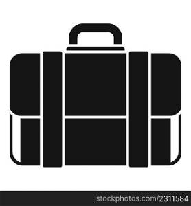 Briefcase icon simple vector. Work bag. Business case. Briefcase icon simple vector. Work bag