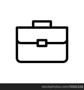 Briefcase icon trendy
