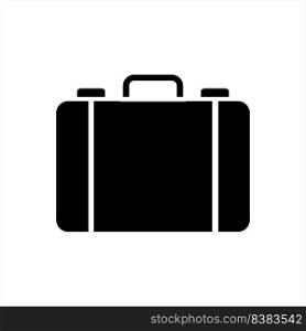 briefcase icon vector design template simple and clean