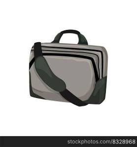 briefcase laptop bag cartoon. briefcase laptop bag sign. isolated symbol vector illustration. briefcase laptop bag cartoon vector illustration