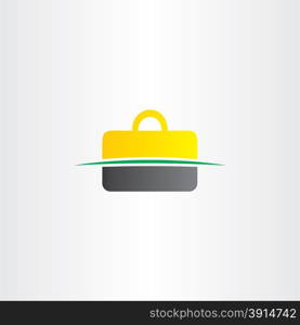 briefcase logo vector element symbol design sign