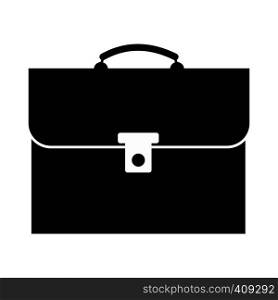 Briefcase simple icon isolated on white background. Briefcase simple icon
