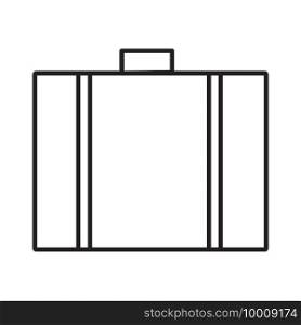 briefcase vector icon. Symbols on white background