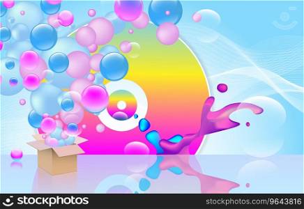 Bright abstract background party theme Royalty Free Vector
