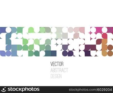 Bright abstract retro design. Vector background. Bright abstract retro design. Mosaic pattern. Vector background