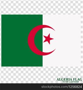 Bright background with flag of Algeria. Happy Algeria day background. Bright button with flag. Vector illustration with transparent background.. Bright background with flag of Algeria. Independence day Algeria background.