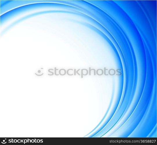 Bright blue background. Abstract illustration