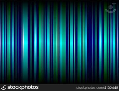 bright blue stripe abstract background with ribbon effect