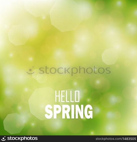 Bright bokeh background.Vector