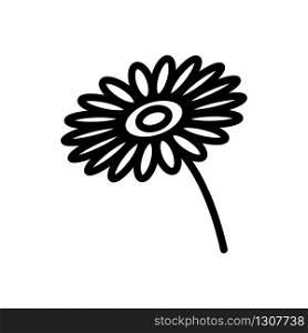 bright chrysanthemum icon vector. bright chrysanthemum sign. isolated contour symbol illustration. bright chrysanthemum icon vector outline illustration