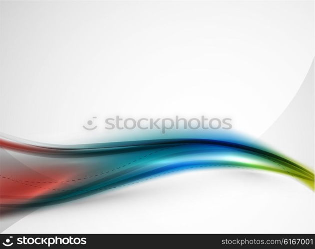 Bright color wave with blur and glowing effects. Bright color wave with blur and glowing effects. Abstract background