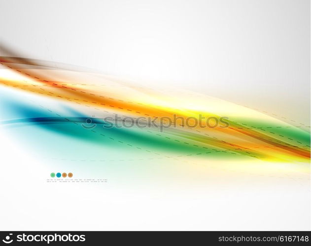 Bright color wave with blur and glowing effects. Bright color wave with blur and glowing effects. Abstract background