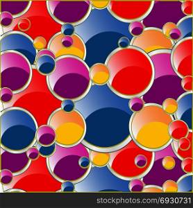 Bright colorful background from circle of the miscellaneous of the colour. Background from varicoloured circle