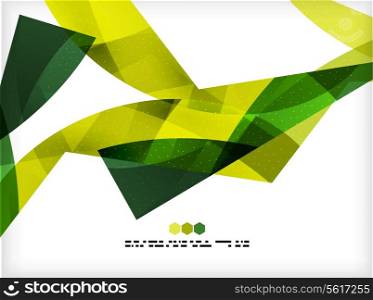 Bright colorful business flowing shapes design template. Futuristic waves
