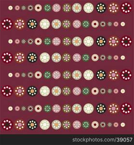 Bright colorful circles background. Abstract background vector illustration.