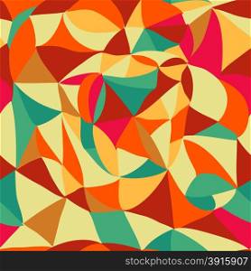 Bright colors mosaic seamless pattern