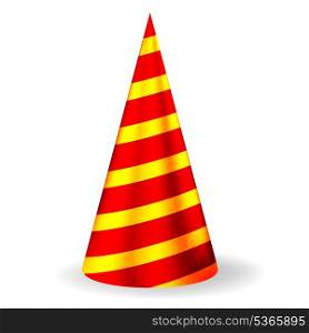 Bright festive party hat