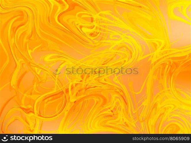 Bright flame of fire, horizontal abstract background a4 size