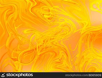 Bright flame of fire, horizontal abstract background a4 size