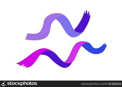 Bright Liquid Curve Design Element Isolated on White Background. Creative Purple Wave. Vector Fluid Brush Imitation.. Bright Liquid Curve Design Element Isolated on White Background. Creative Purple Wave. Fluid Brush Imitation.