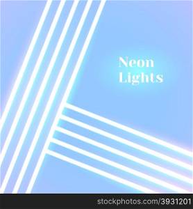 Bright neon lines background with 80s style and shiny letters