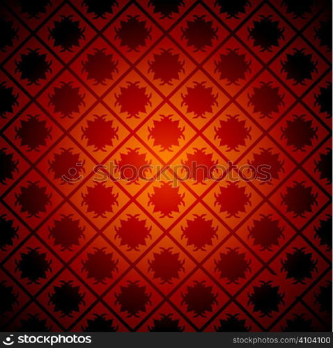 Bright orange seamless background with lines crossing square design