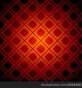 Bright orange seamless background with lines crossing square design