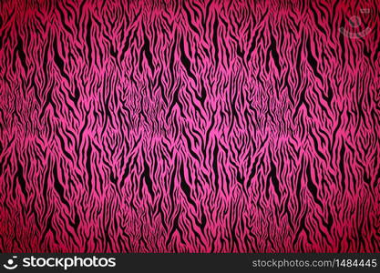 Bright pink and black cartoon tiger skin pattern, wide detailed background. Bright pink and black cartoon tiger skin pattern, wide background