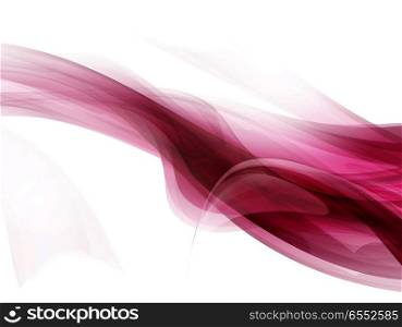 Bright pink and white modern futuristic background with abstract waves