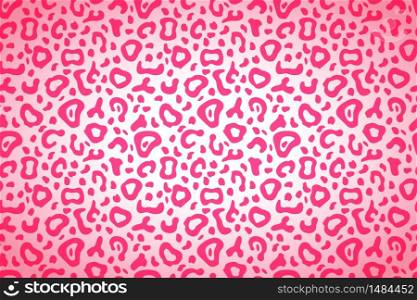 Bright pink leopard skin pattern, wide detailed background. Bright pink leopard skin pattern, wide background