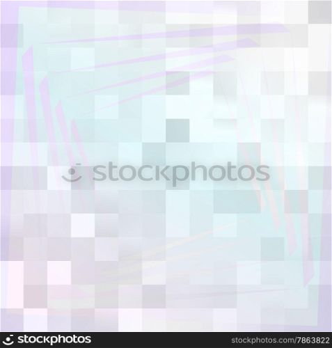 Bright Pixel Background with Pale Colors and White. Pearly Texture.