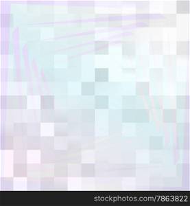 Bright Pixel Background with Pale Colors and White. Pearly Texture.