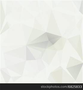 Bright plain color abstract square background. Vector ilustration. Square layout low polygonal texture pattern. Light green lowpoly banner.