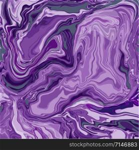 Bright purple marbling effect swirls trendy background. For design cover, invitation, flyer, poster, business card, design packaging. Vector illustration.. Bright purple marbling effect swirls trendy background.