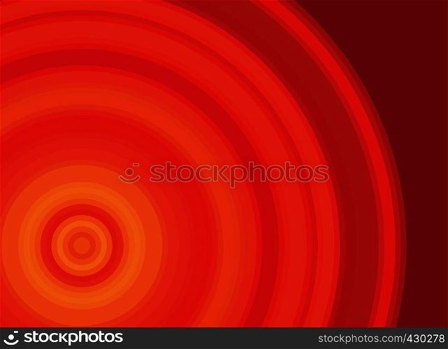 Bright red and orange vector background with a circle pattern for design