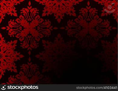 Bright red gothic wallpaper with gradient design and copy space