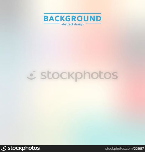 Bright vector background blur of color spots.. Bright vector background blur of color spots