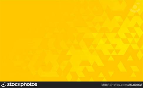bright yellow background with triangle pattern