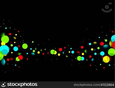 brightly colored abstract bubble background with copy space