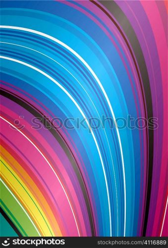 Brightly colored rainbow water fall ideal background or desktop