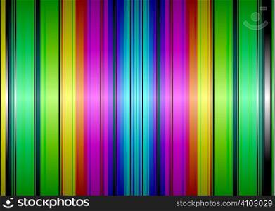 Brightly coloured abstract background with rainbow stripes and gradient