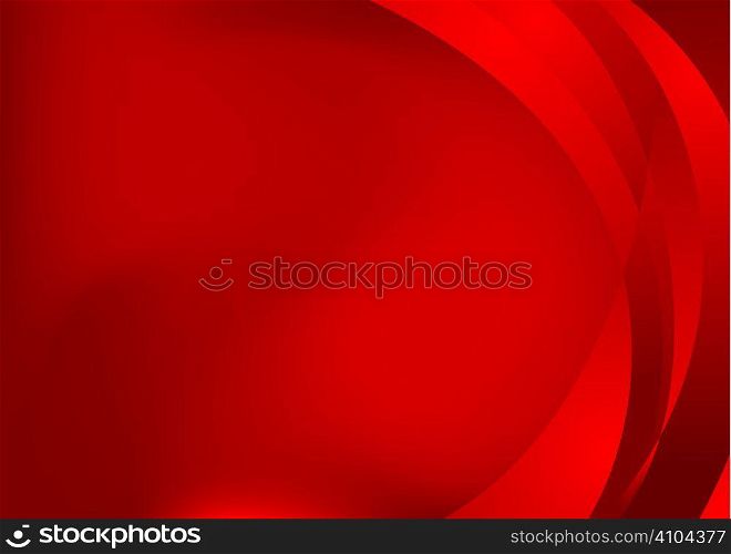 Brightly coloured red abstract background with copy space