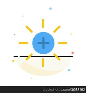 Brightness, Interface, Ui, User Abstract Flat Color Icon Template