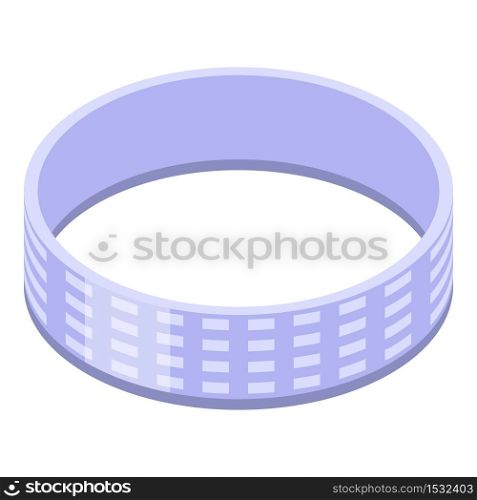 Brilliant ring icon. Isometric of brilliant ring vector icon for web design isolated on white background. Brilliant ring icon, isometric style