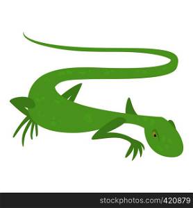 Brisk lizard icon. Cartoon illustration of brisk lizard vector icon for web. Brisk lizard icon, cartoon style