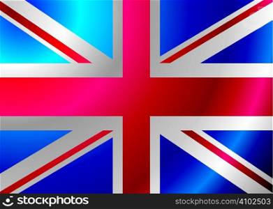 British flag blowing in the wind ideal background